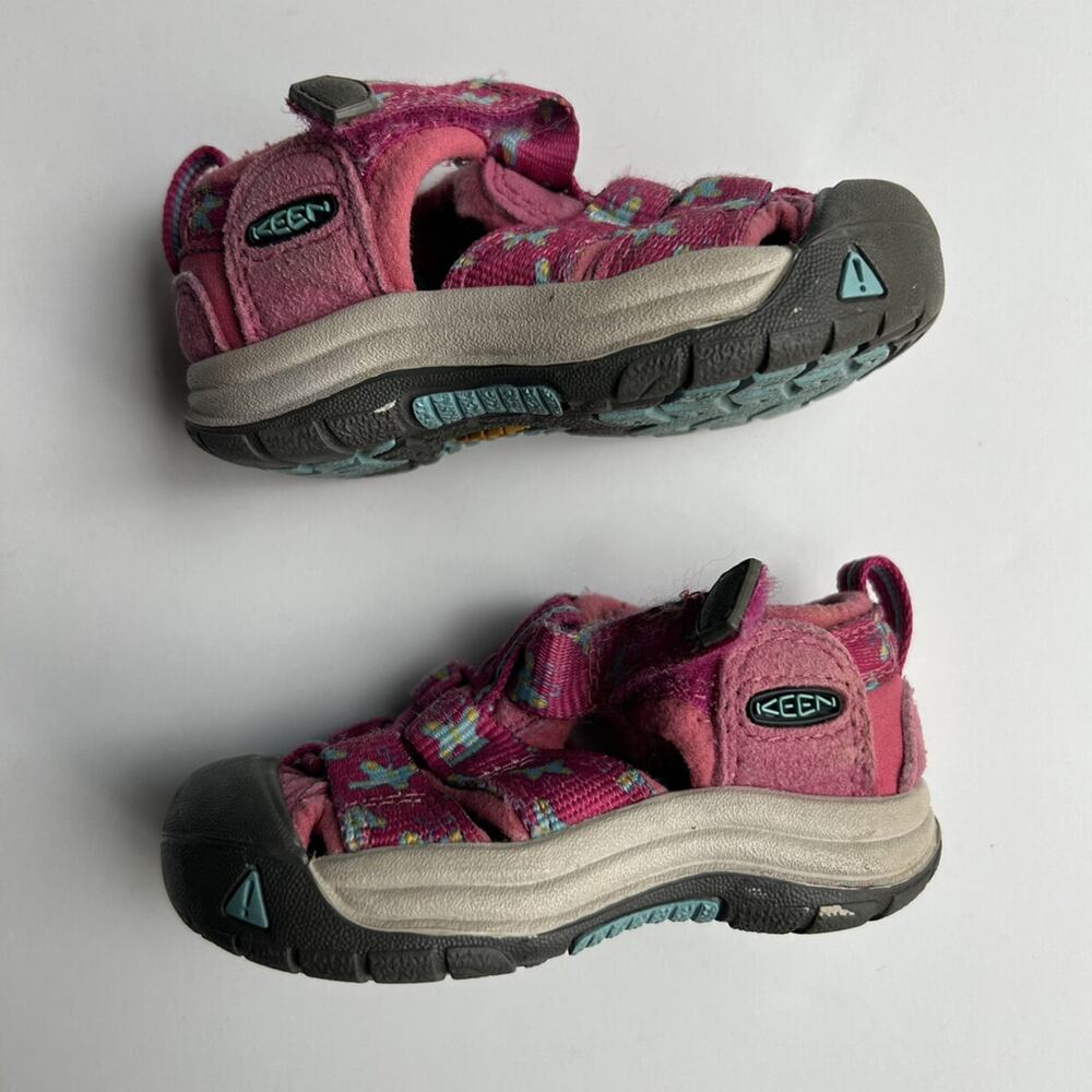 Keen Seacamp Pink Butterfly Water Shoes - Picture 3 of 7